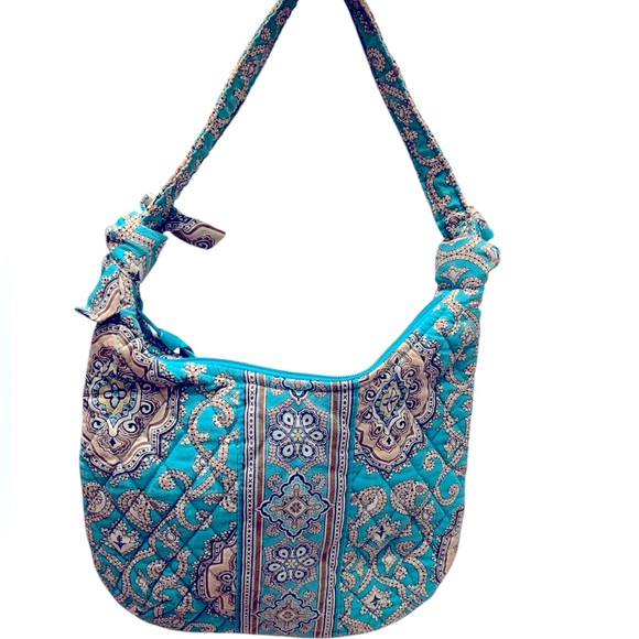 Vera Bradley Handbags - 🩷VERA BRADLEY🩷MAGGIE TOTALLY TURQUOISE VINTAGE SHOULDER BAG🩷